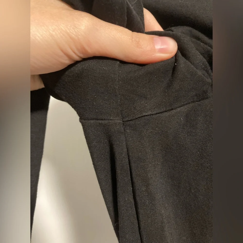 Frank and Oak Black Wrap Top - Picture 3 of 5